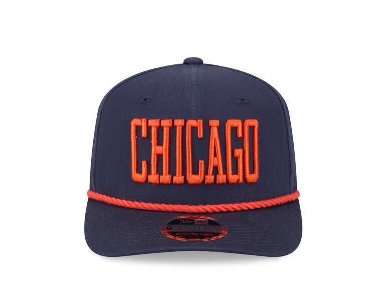 New Era New Era 970 Chicago Bears Wordmark Stretch Snap Hat