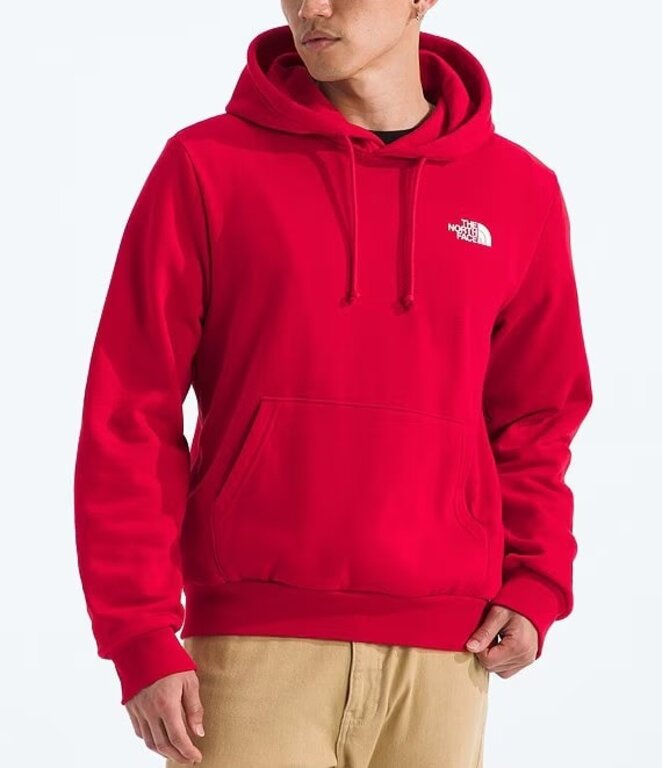 【新品未使用品】THE NORTH FACE RED RUN HOODIE S The North Face Red White Hoodie Big Center Logo Mens Medium