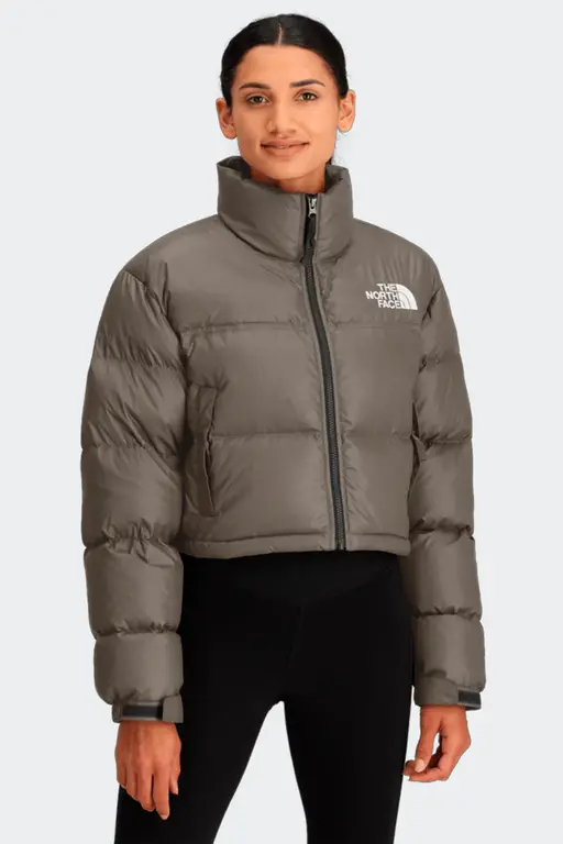 Wmns TNF Nuptse Short Jacket 'Mocha Brown|NF0A5GGEBOW|Top Fashion