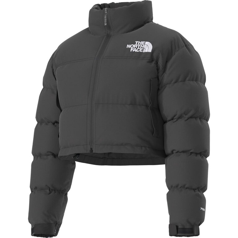 Wmns TNF Nuptse Short Jacket 'TNF Black/TNF Black-R