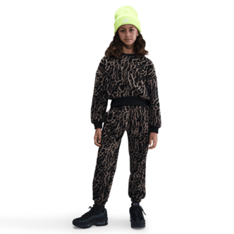 Nike Kids Nike Sportswear Club Fleece Boxy Printed Crewneck