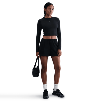 Nike Wmns Nike Sportswear Chill Knit Slim Long-Sleeve Cropped Top