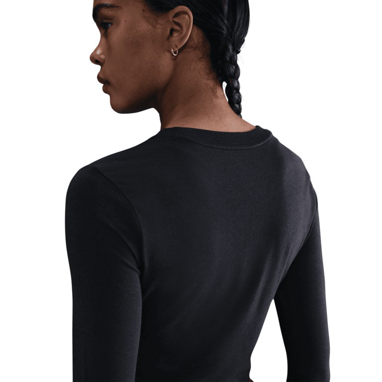 Nike Wmns Nike Sportswear Chill Knit Slim Long-Sleeve Cropped Top