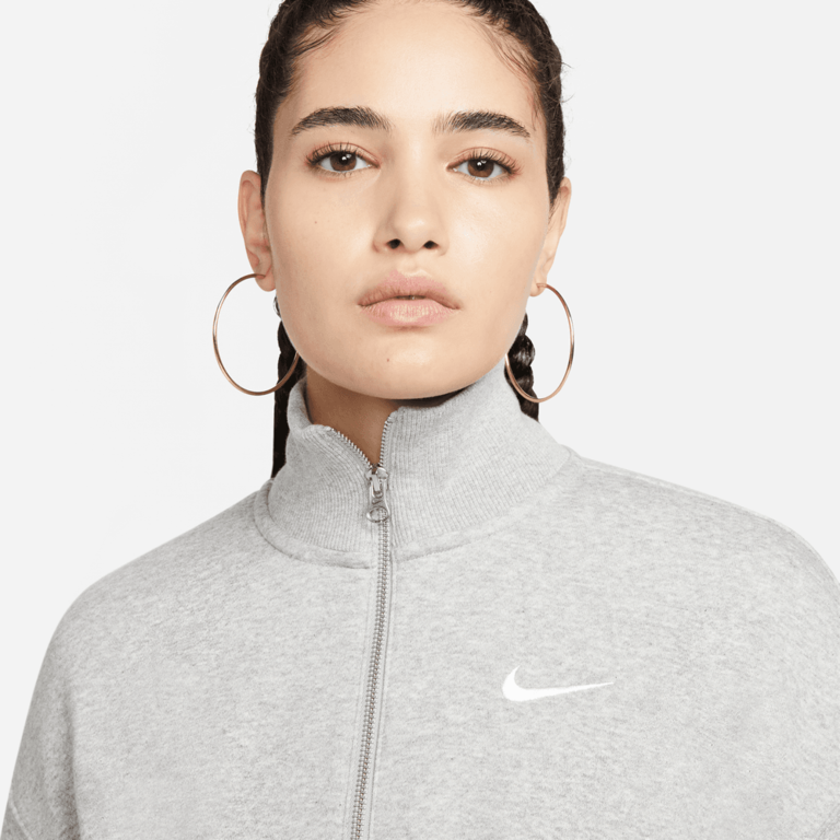 Nike Wmns Nike Sportswear Phoenix Fleece 1/2-Zip Crop Sweatshirt