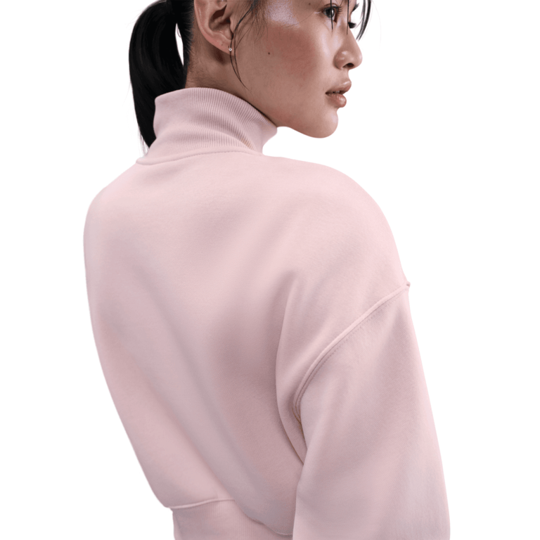 Nike Wmns Nike Sportswear Phoenix Fleece 1/4 Zip Cropped Sweatshirt