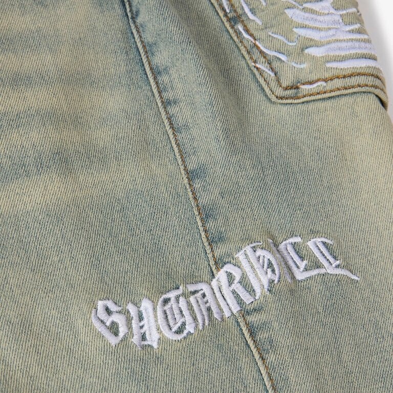 Sugarhill Sugarhill Burn It Rhinestone Stacked Jeans