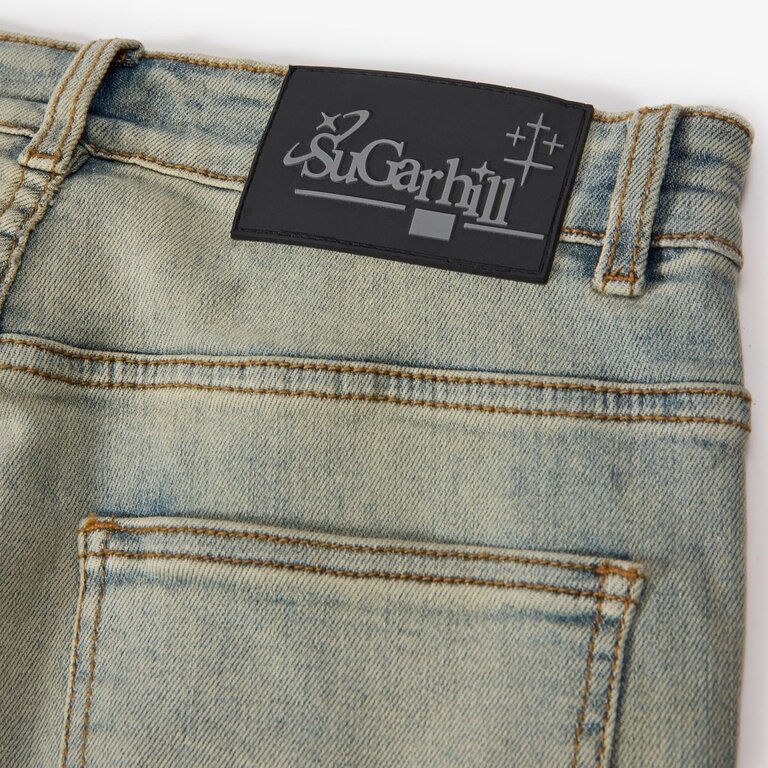 Sugarhill Sugarhill Burn It Rhinestone Stacked Jeans