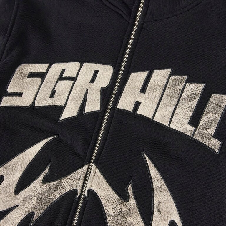 Sugarhill Sugarhill Katana Raw Hem Zip Hoodie