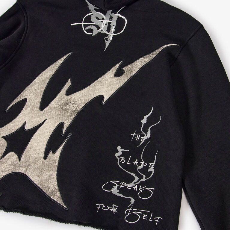 Sugarhill Sugarhill Katana Raw Hem Zip Hoodie