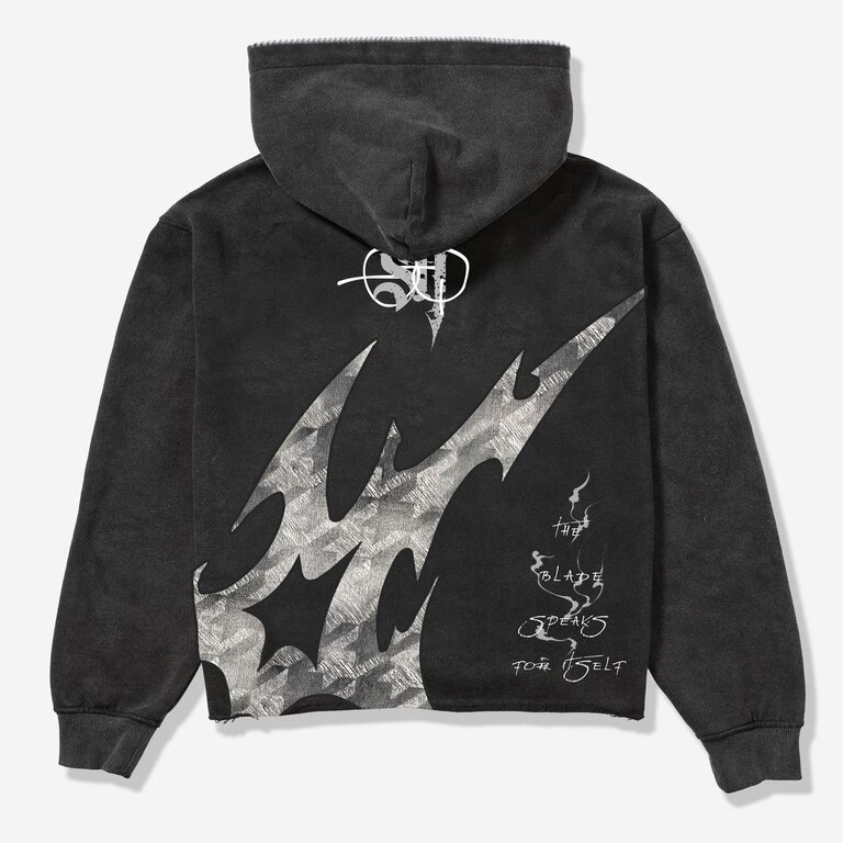 Sugarhill Sugarhill Katana Raw Hem Zip Hoodie