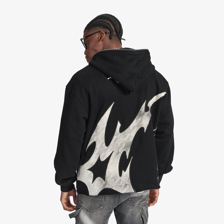 Sugarhill Sugarhill Katana Raw Hem Zip Hoodie