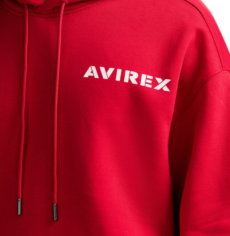 Avirex Avirex Stacked Logo Hoodie