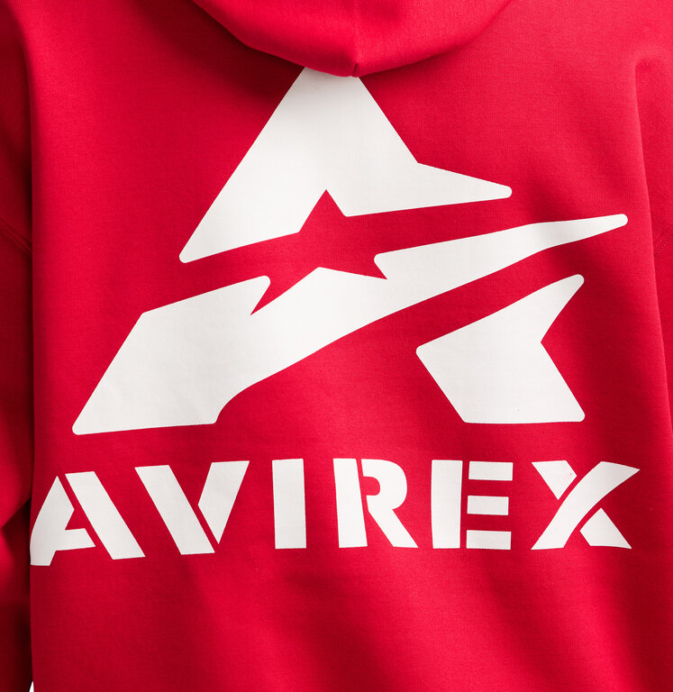 Avirex Avirex Stacked Logo Hoodie