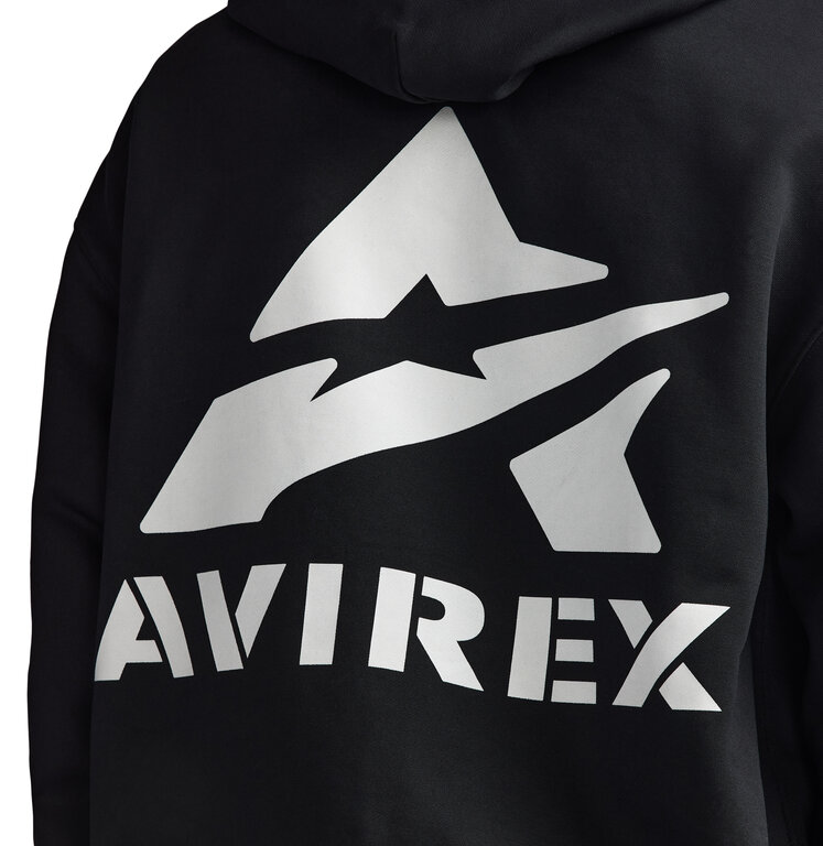 Avirex Avirex Stacked Logo Hoodie