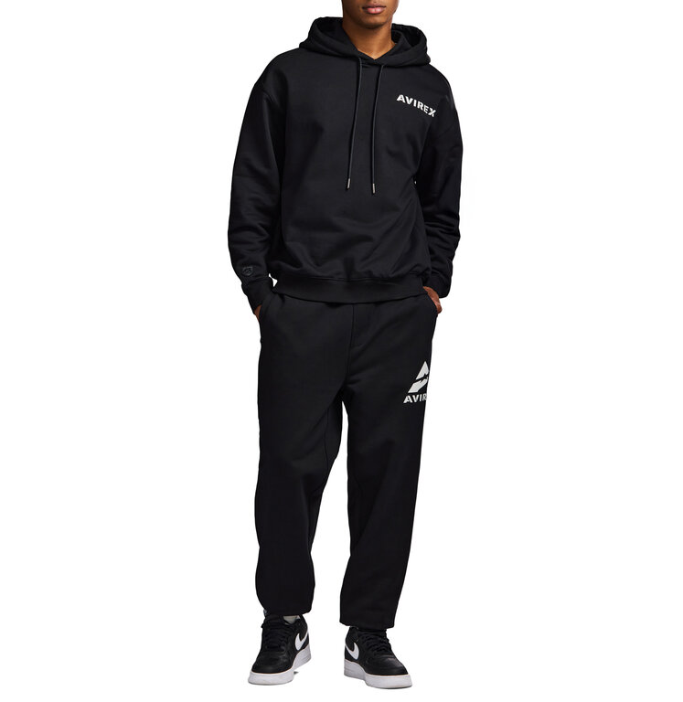 Avirex Avirex Stacked Logo Hoodie