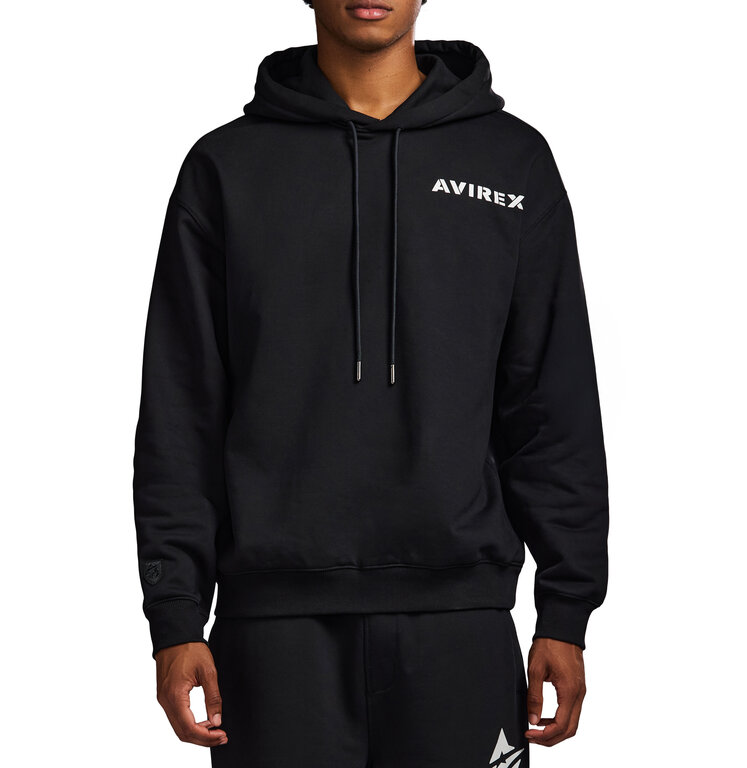 Avirex Avirex Stacked Logo Hoodie