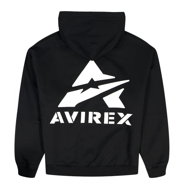Avirex Avirex Stacked Logo Hoodie