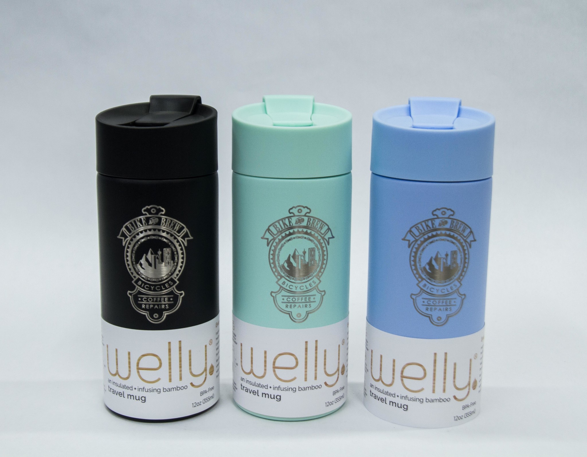 BIKE AND BREW Welly Mini Thermos 12oz