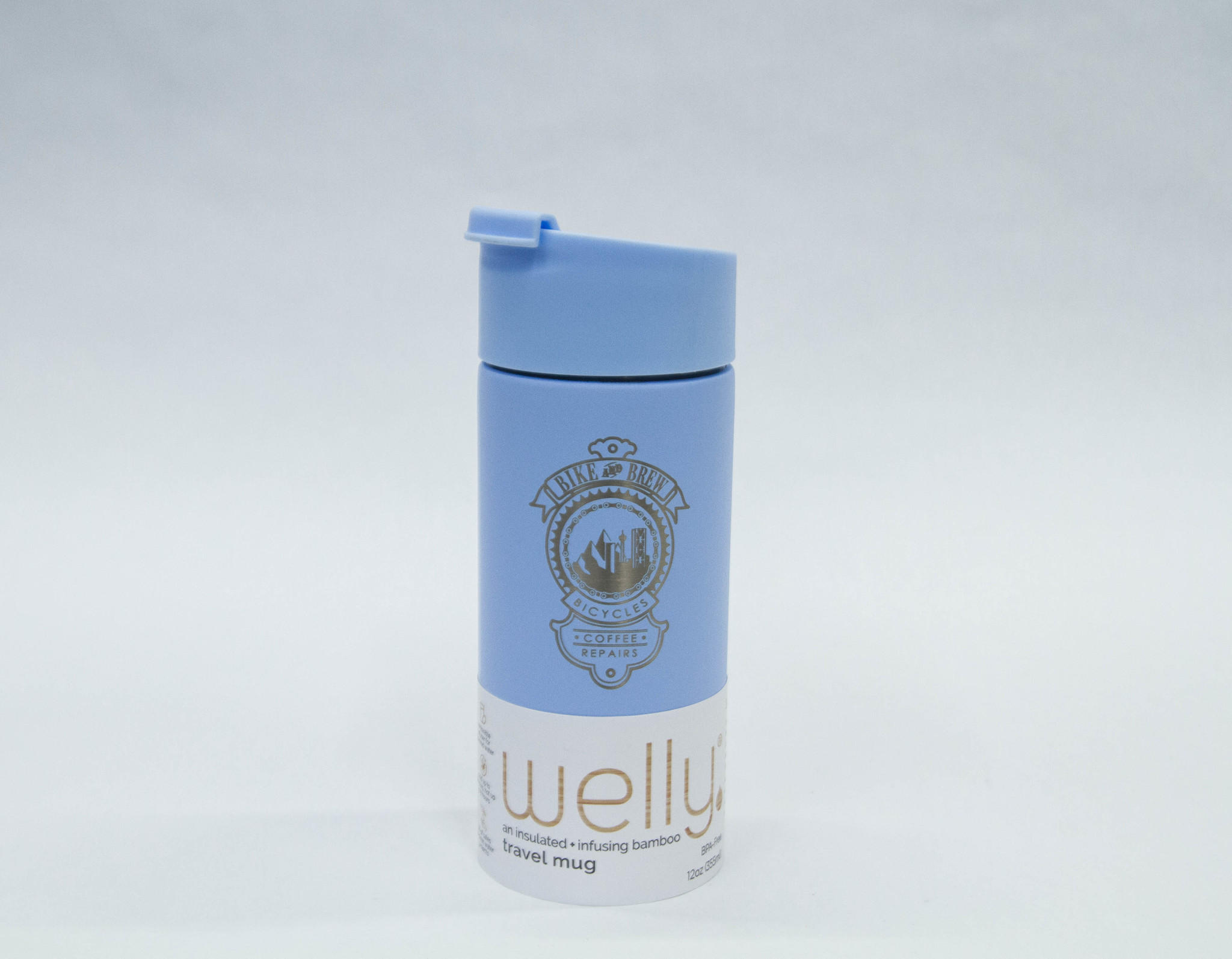 BIKE AND BREW Welly Mini Thermos 12oz