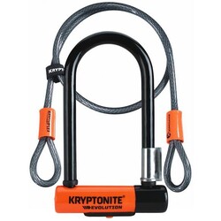 KRYPTONITE Evolution Lock Mini-7 with 4' Flex Cable