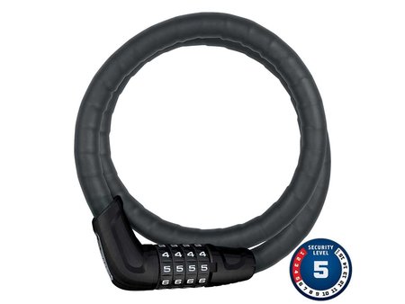 Abus Lock Tresor 6615C, Armored cable with combination lock, 15mm/ 85cm