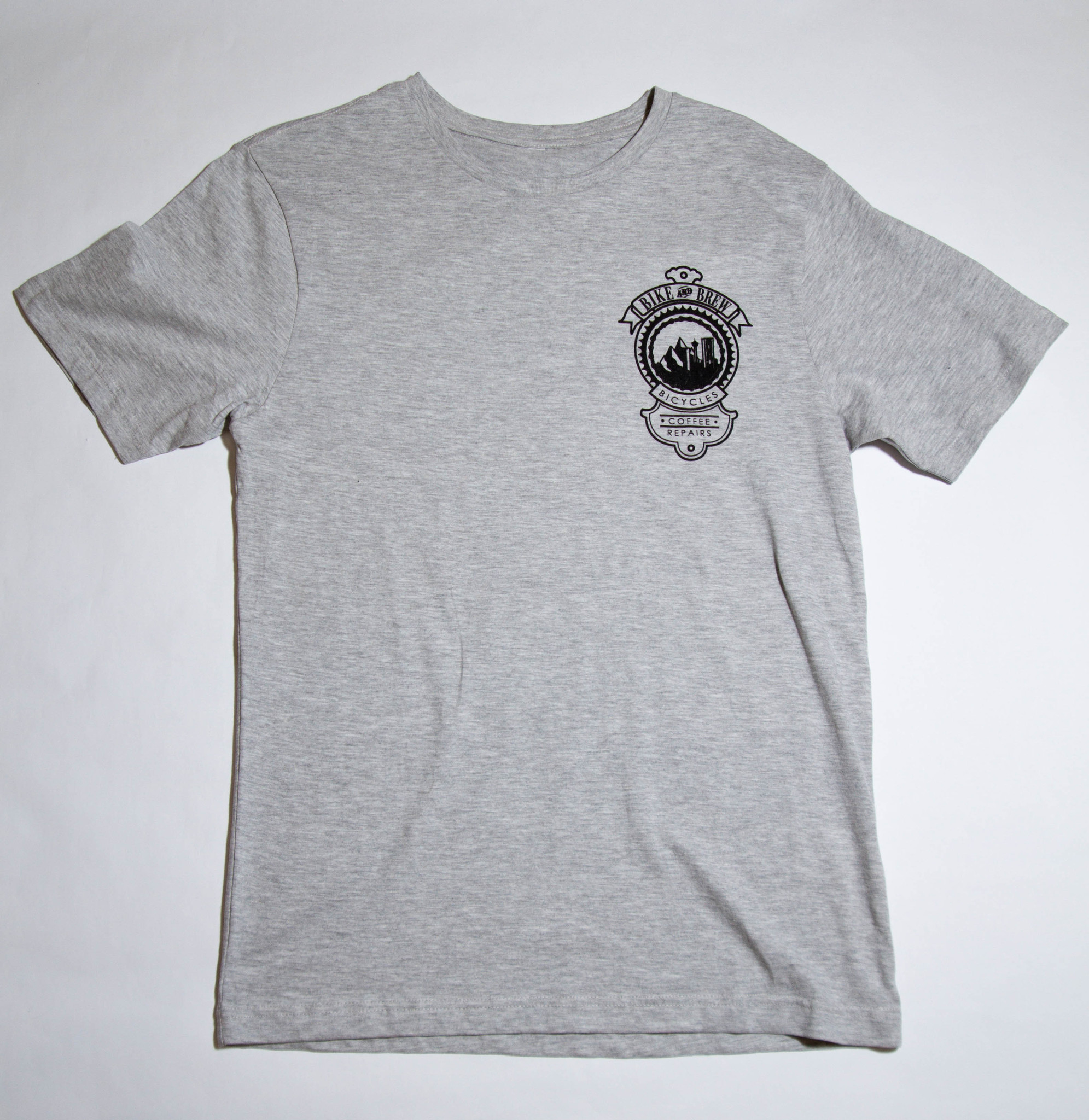 BIKE AND BREW Badge T Shirt