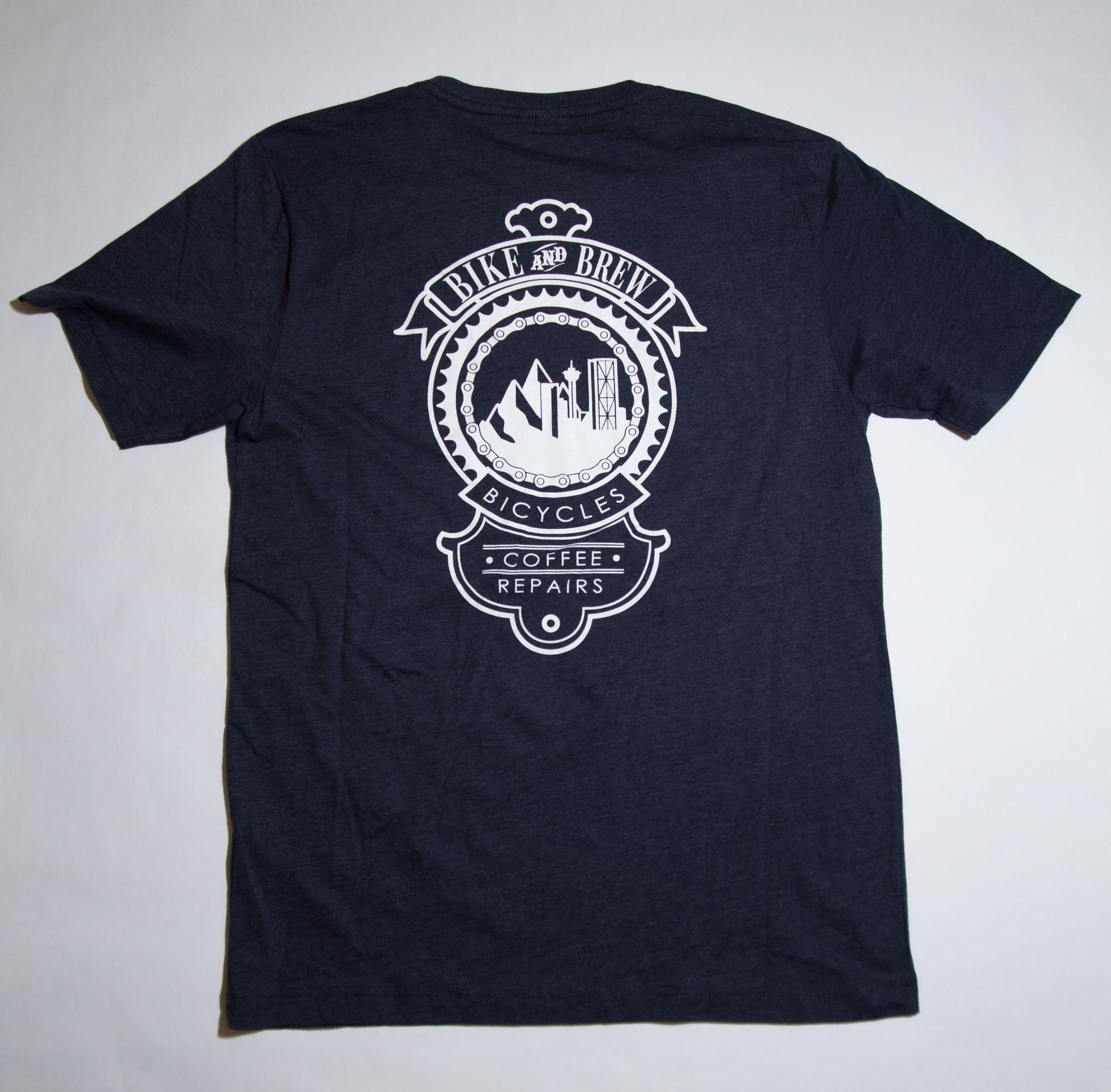 BIKE AND BREW Badge T Shirt
