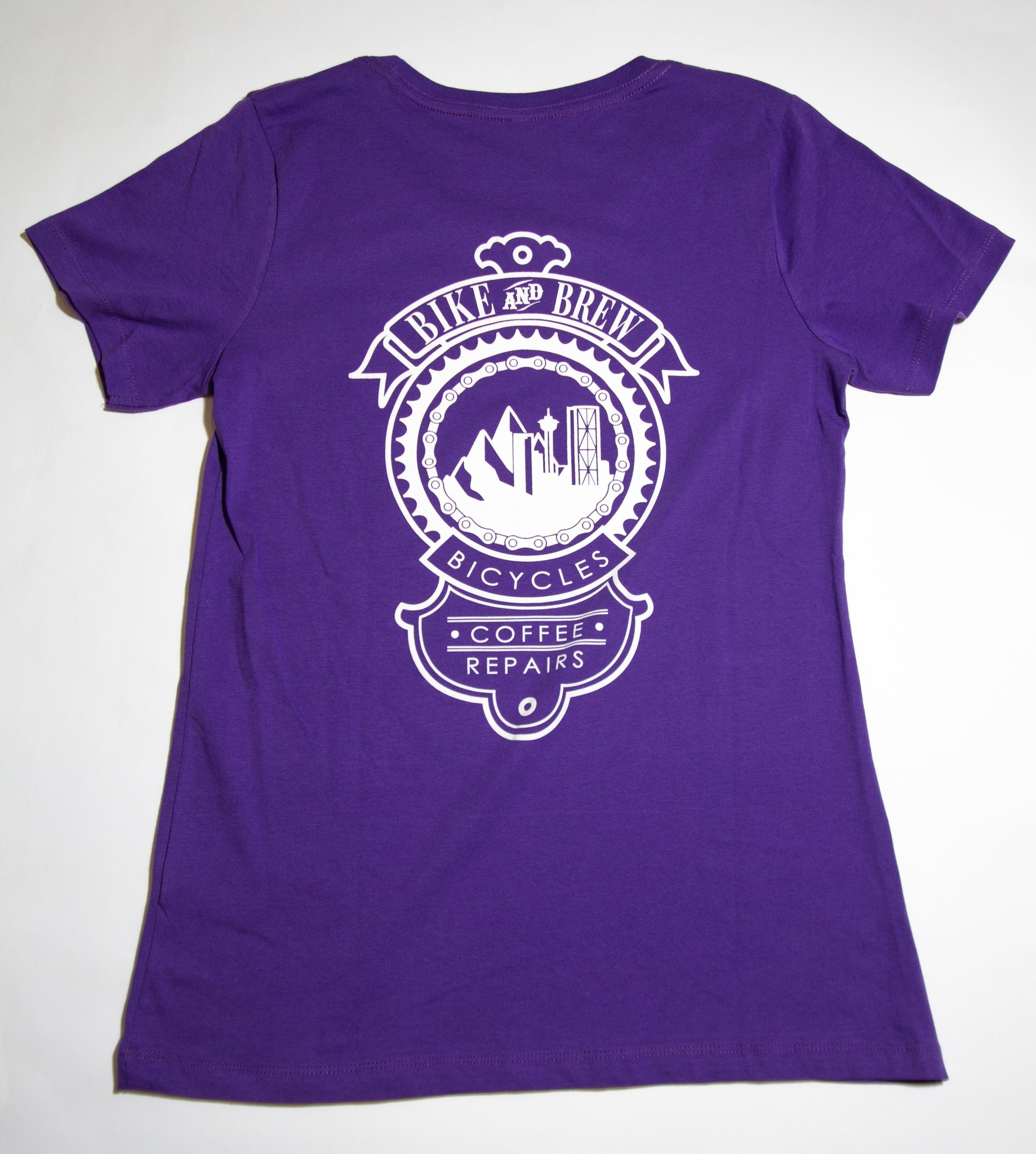 BIKE AND BREW Ladies T Shirt