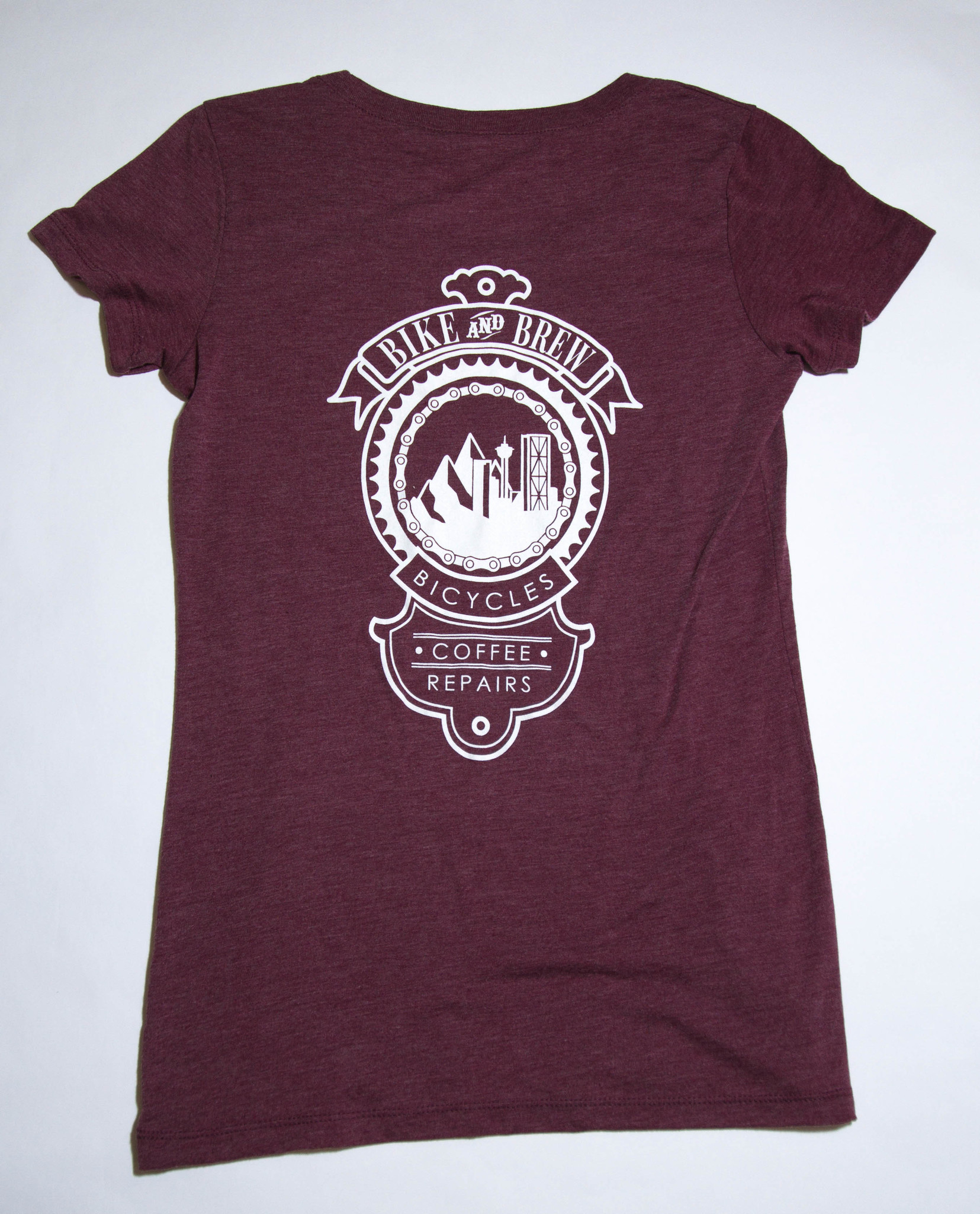 BIKE AND BREW Ladies T Shirt