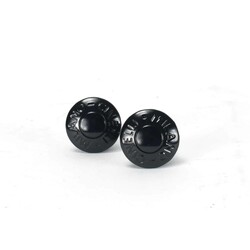 CINELLI Metal Bar End Caps - Milano Black