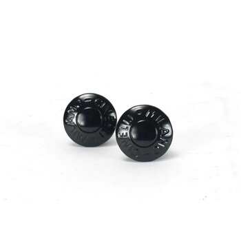 CINELLI Metal Bar End Caps - Milano Black
