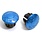 CINELLI Metal Bar End Caps - Milano Blue