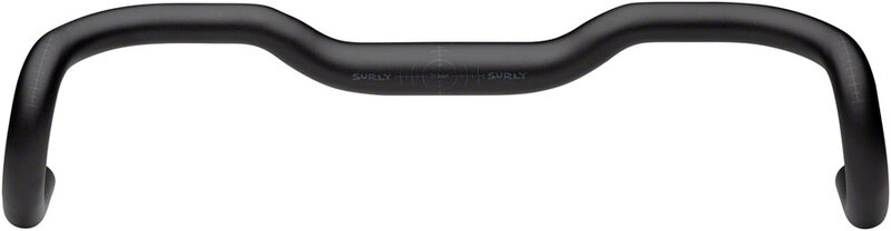 Surly Truck Stop Drop Handlebar - Aluminum, 31.8, 48cm, Black