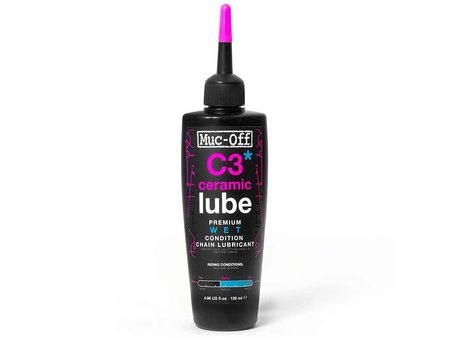 Muc-Off C3 Ceramic Wet Chain Lube, 120ml