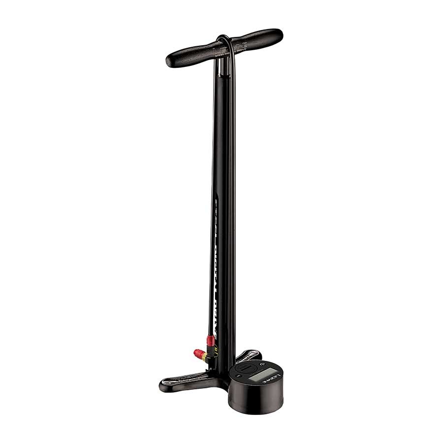 LEZYNE Steel Digital Floor Drive Floor Pump, Abs-1 Pro Chuck, 220Psi, Black