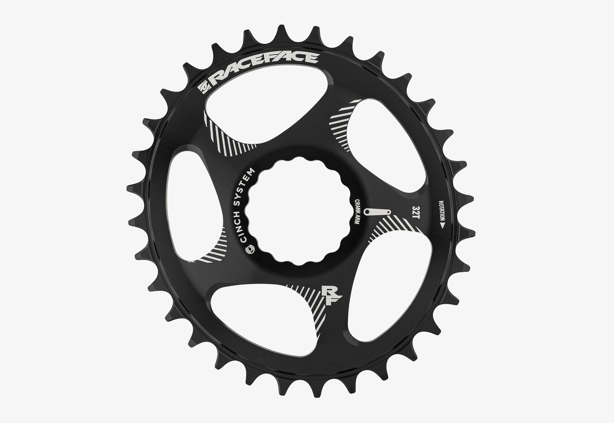 RACEFACE Cinch Oval Chainring for 10-12s, Black