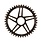 WOLFTOOTH COMPONENTS CINCH Direct Mount Chainring, Drop-Stop, 10/11/12-Speed Eagle and Flattop Compatible, Black,