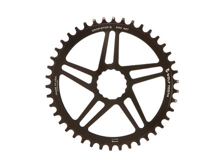 Wolf Tooth Components CINCH Direct Mount Chainring, Drop-Stop, 10/11/12-Speed Eagle and Flattop Compatible, Black,