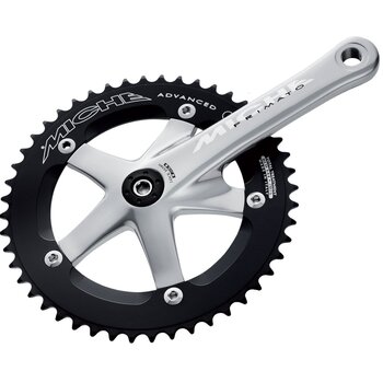 MICHE Primato Advanced Cranks w/o BB 165mm 49T, Silver