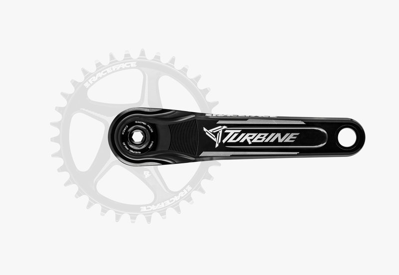 RaceFace Turbine Crank Arm Set only  175mm - Black (no rings) 136mm Spindle