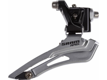 SRAM Apex Front Derailleur, 2x10sp, Braze-on, Black