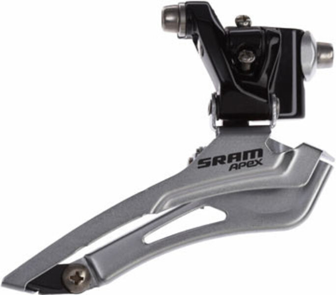 SRAM Apex Front Derailleur, 2x10sp, Braze-on, Black