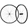 SHIMANO GRX 650b Wheelset 12x100mm Front/12x142mm Rear