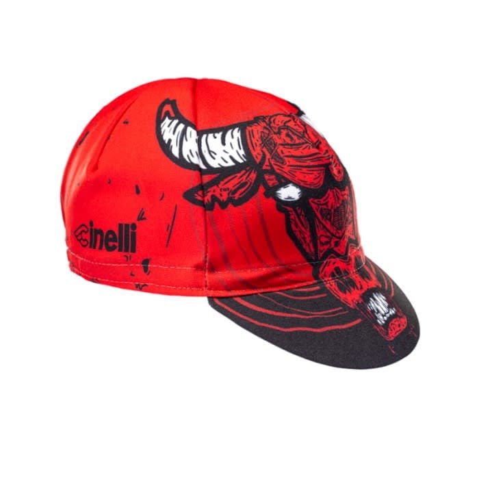 CINELLI Cycling Cap Monster Track Red