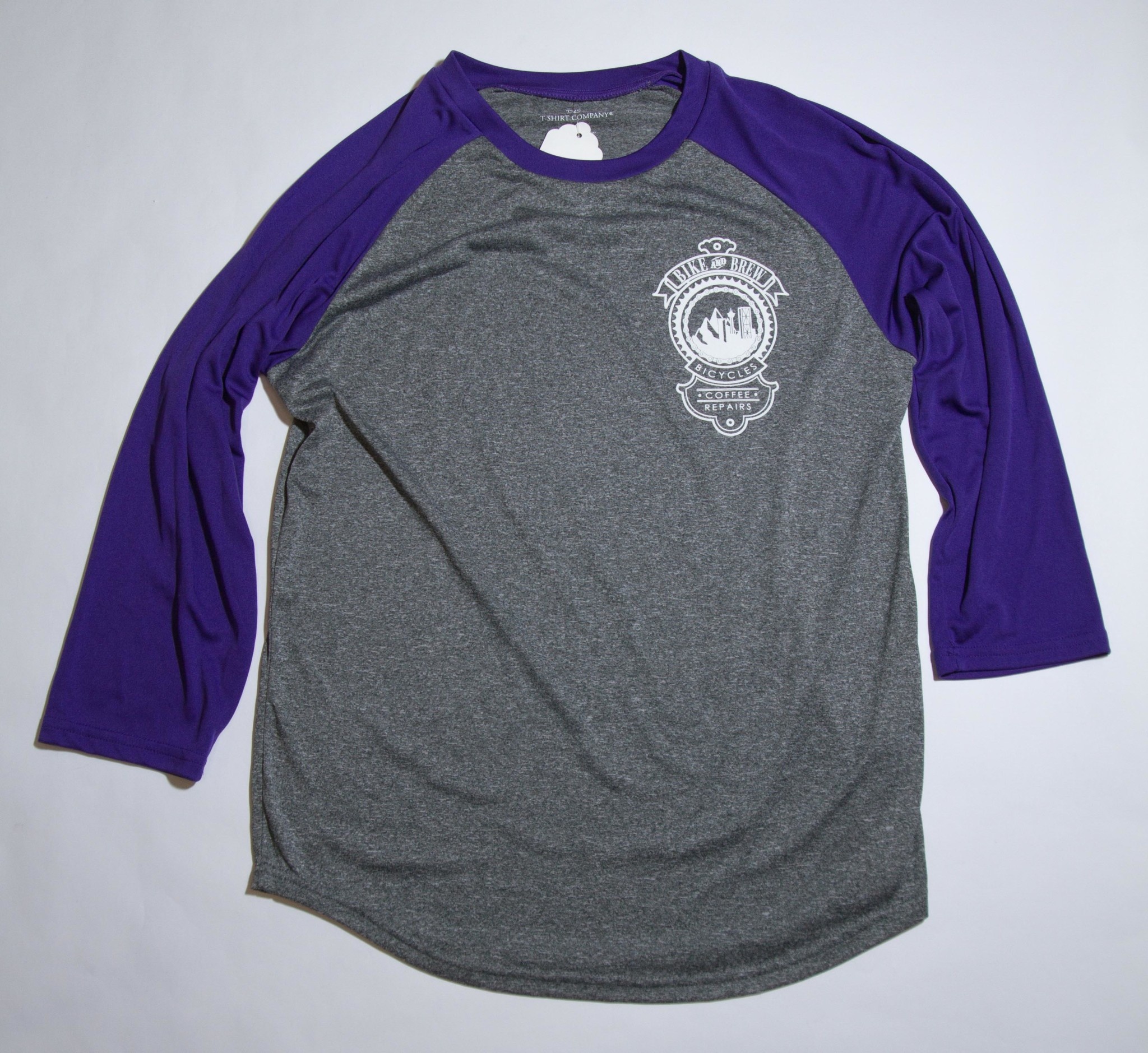 BIKE AND BREW Baseball Tee