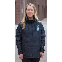 BIKE AND BREW Black Camo Anorak Windbreaker