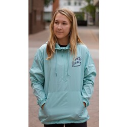 BIKE AND BREW Aqua Anorak Windbreaker