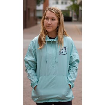 BIKE AND BREW Aqua Anorak Windbreaker