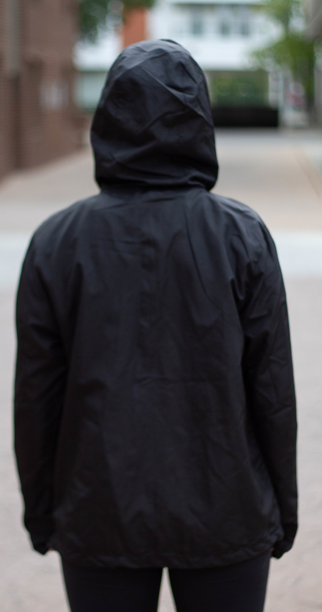 BIKE AND BREW Black Full Zip Windbreaker