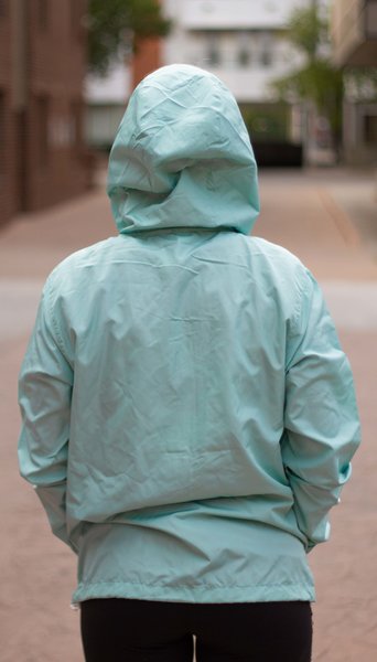 Bike and Brew Aqua Full Zip Windbreaker